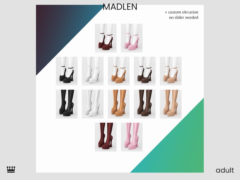 Галерея мода Сет обуви Lucrezia Shoe Set #1